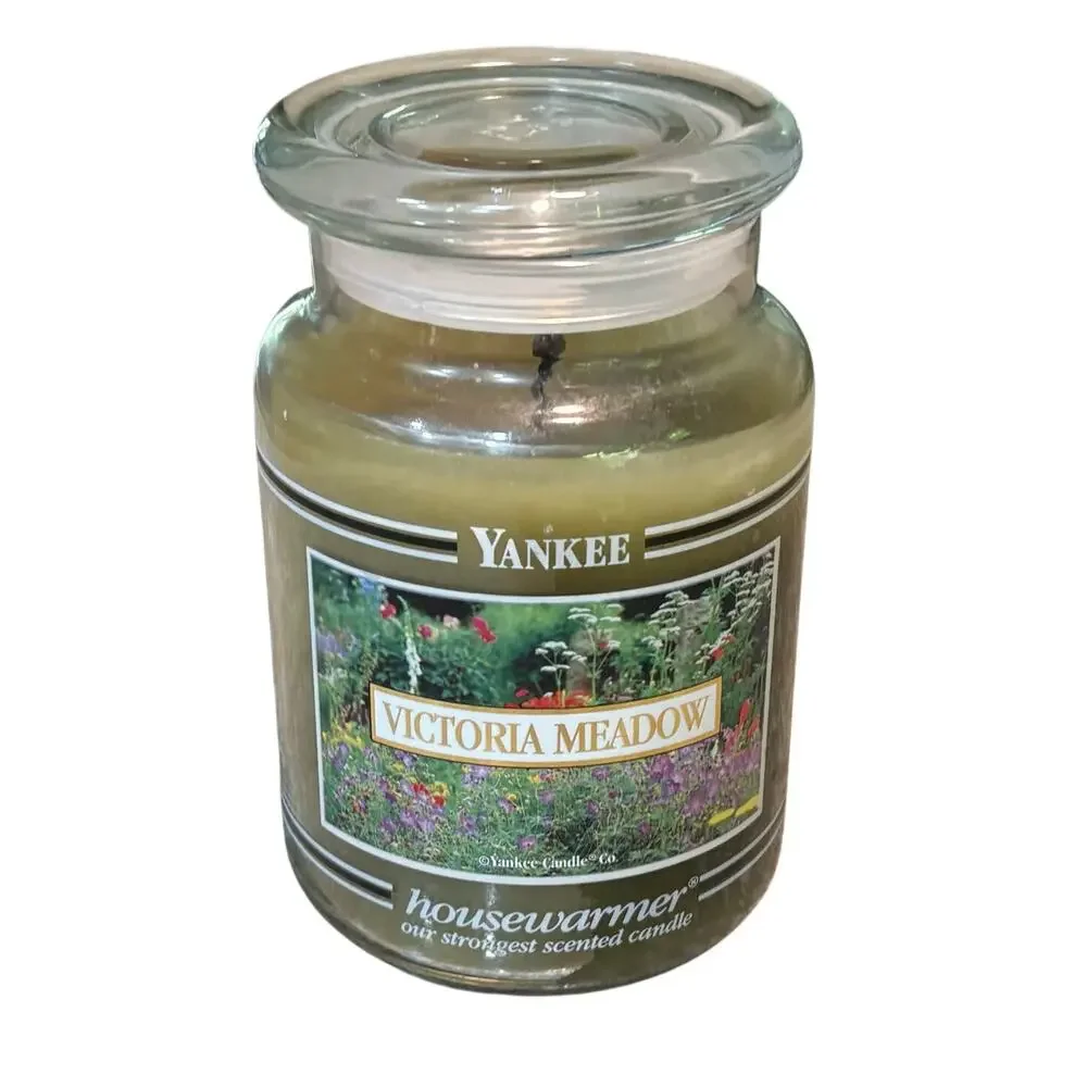Yankee Candle Vintage Discontinued Victoria Meadow Large One Wick Candle RARE